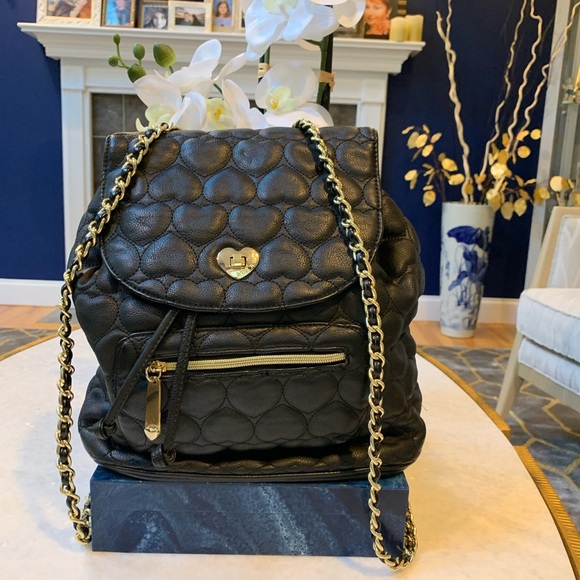 Betsey Johnson Handbags - Betsy Johnson leather backpack